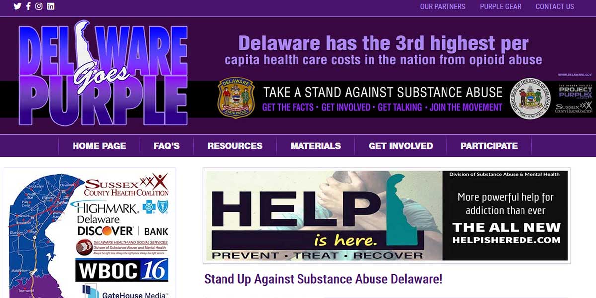 DelawareGoesPurple.org